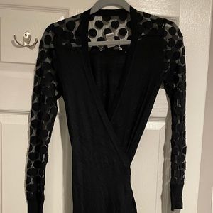 Gorgeous DVF wrap Linda dress size S polka dots. Adorable